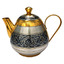 Серебряный чайный набор «Северная орхидея» - чайник 40370003А06 отдельно